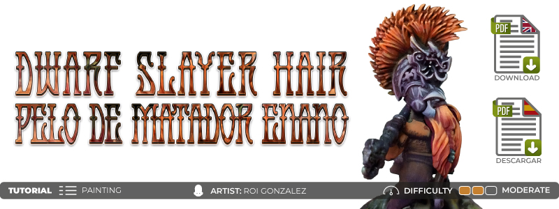 Warhammer slayer dwarves hair | Painting tutorial